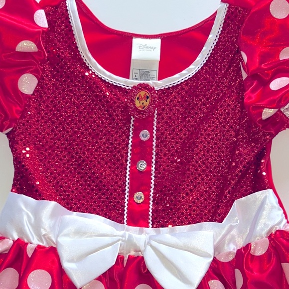 (10) Disney Store Classic Minnie Mouse Quality Costume Halloween Tule & Glitz - Picture 4 of 13